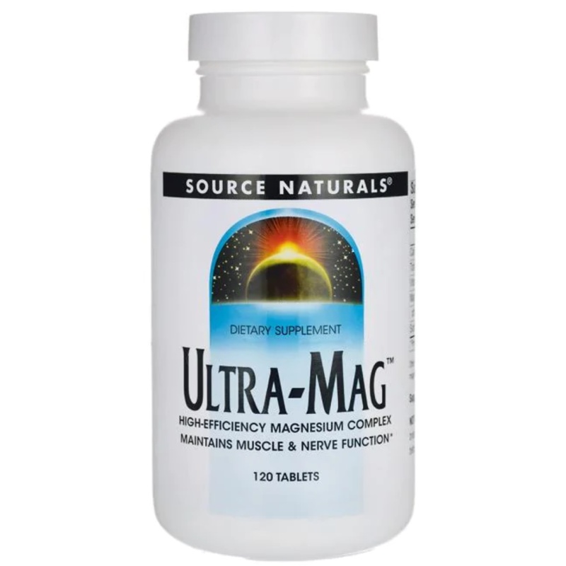 SOURCE NATURALS Magnesium, UltraMag 120 Tabs iFit