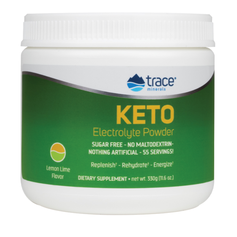 Trace Minerals Keto Electrolyte 330 grams Lemon Lime iFit
