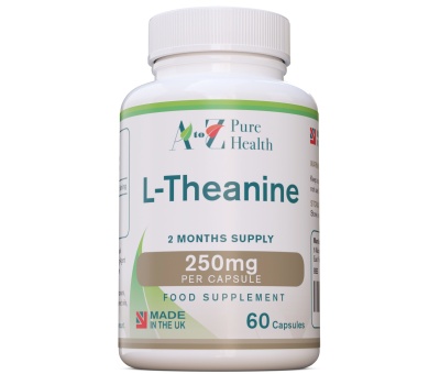 A to Z Pure Health L-Theanine 250mg 60 Caps.