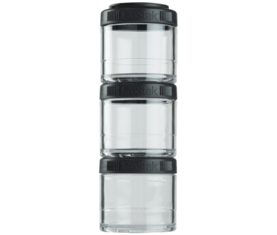BLENDER BOTTLE Go Stak 3x100ml Black
