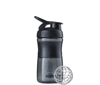 BLENDER BOTTLE Sportmixer 20oz/590ml - Black/Black