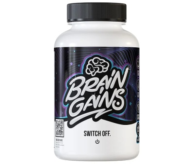 BRAIN GAINS Nootropic Sleep Aid BLACK EDITION 120 Caps