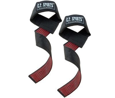 CP SPORTS Profi Grip tõsterihmad (T12-0) Punane/Must