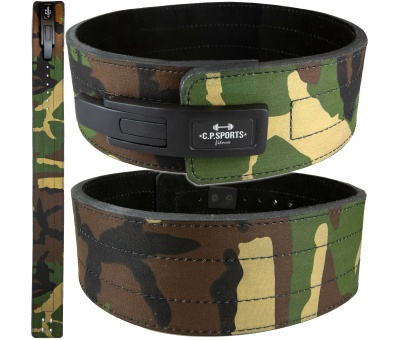 CP SPORTS Profi Powerlifting T9 Camo Olive belt