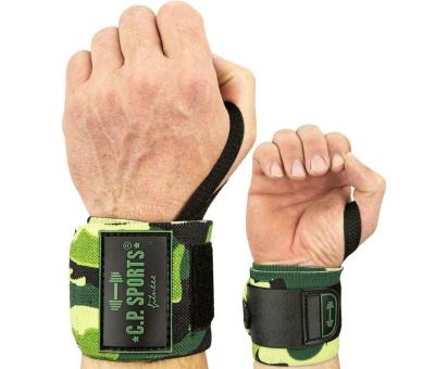 CP SPORTS Strongman Wrist randmesidemed 50cm (T20-1) Camo/Olive