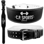 CP SPORTS Weight Lifting belt Comfort (Black White label) T4 S