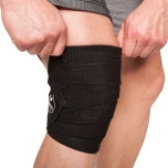 CP SPORTS Powerlifting knee supports 200cm (T25) Black