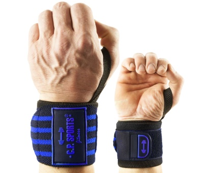 CP SPORTS Strongman Wrist randmesidemed 50cm (T20-1) Must/Sinine