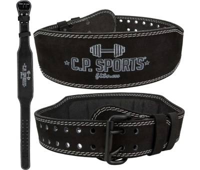 CP SPORTS Weight Lifting belt Comfort (Black) T4-8