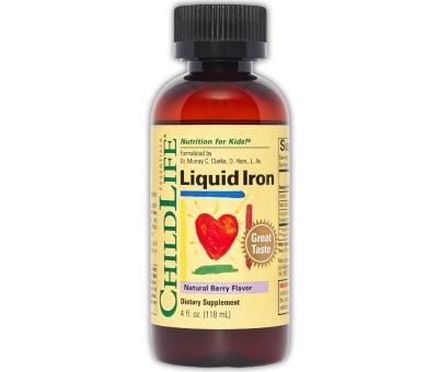 CHILDLIFE Liquid Iron 118ml Natural Berry