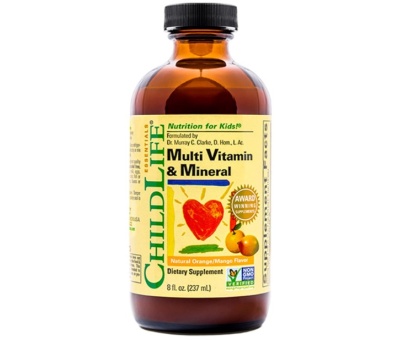 CHILDLIFE Multi Vitamin & Mineral 237ml Natural Orange/Mango
