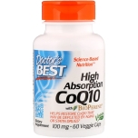 DR´S BEST High Absorption CoQ10 with BioPerine, 100mg - 60 vcaps