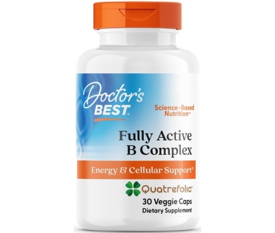 DR´S BEST Fully Active B-Complex with Quatrefolic 30 veggie caps