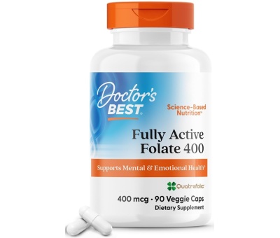DR´S BEST Folate 400 with Quatrefolic 400mcg - 90 vcaps