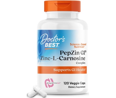 DR´S BEST PepZin GI (Zinc-L-Carnosine) - 120 vcaps (tsink-karnosiin)