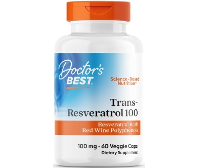 DR´S BEST Trans Resveratrol with ResVinol 100mg - 60vcaps