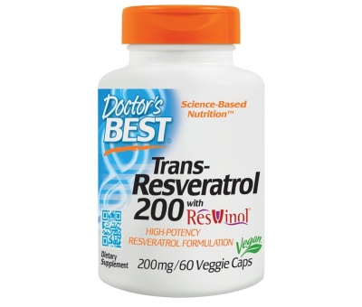 DR´S BEST Trans Resveratrol with ResVinol 200mg - 60vcaps (Japanese knotweed)