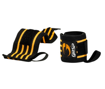 GASP Hardcore Wrist Wraps BLACK/ORANGE