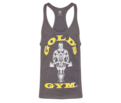 GOLDS GYM Stringer Vest Joe Premium - GREY