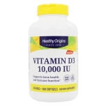HEALTHY ORIGINS Vitamin D3 10000iu 360Sgels