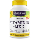 HEALTHY ORIGINS Vitamin K2 MK7, 100mcg 60veg caps.
