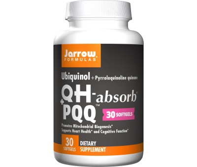 JARROW FORMULAS Ubiquinol QH-absorb (100mg) + PQQ - 30 softgels