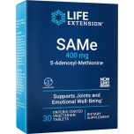 LIFE EXTENSION SAMe S-Adenosyl-Methionine 400mg - 30tabs