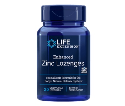 LIFE EXTENSION Enhanced Zinc Lozenges 30 veg. lozenges