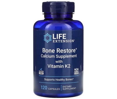 LIFE EXTENSION Bone Restore with Vitamin K2 - 120 caps