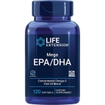 LIFE EXTENSION Mega EPA/DHA 120 Softgels