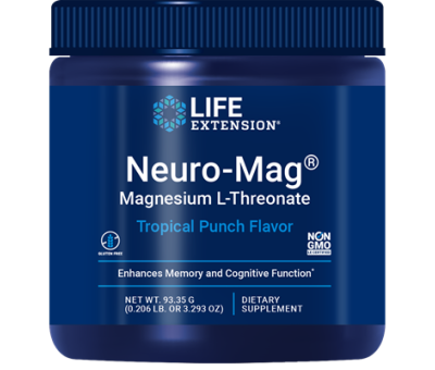 LIFE EXTENSION Neuro-Mag Magnesium L-Threonate 93.35g Tropical Punch