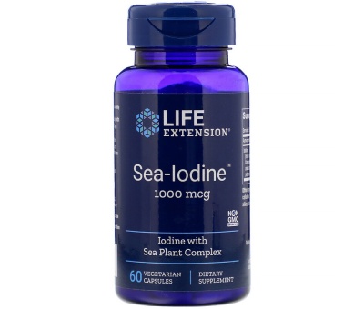 LIFE EXTENSION Sea Iodine 1000mcg - 60 vcaps