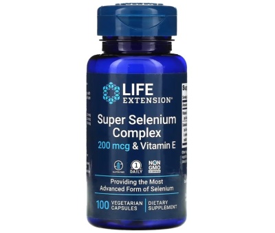 LIFE EXTENSION Super Selenium Complex & Vitamin E 100 Veg. caps