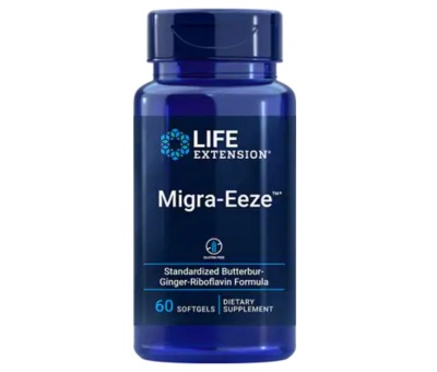 LIFE EXTENSION Migra Eeze 60 softgels (migreen) BB 12/2023