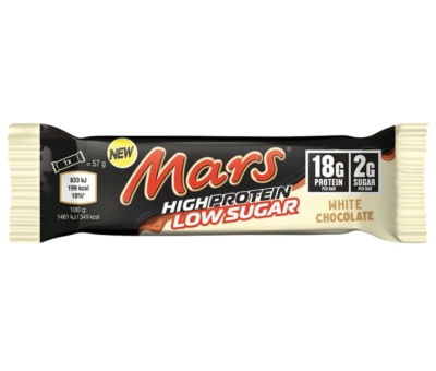 MARS High Protein Low Sugar 57g White Chocolate