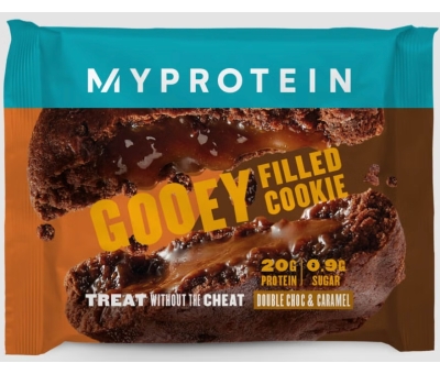 MYPROTEIN Filled Protein Cookie 75g Double Chocolate and Caramel