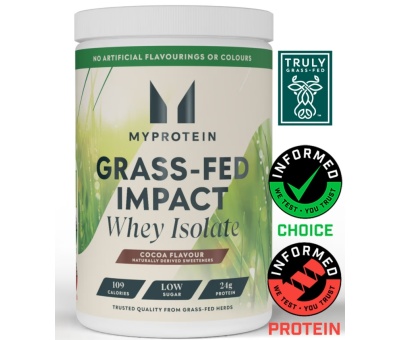 MYPROTEIN Grass-Fed Impact Whey Isolate 1kg