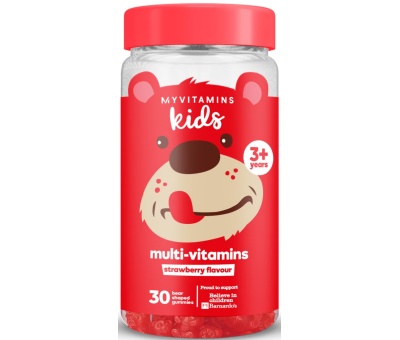 MYVITAMINS Kids Multivitamin 30 gummies Strawberry