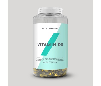 MYVITAMINS Vitamin D3 - 180 Caps (2500iu)