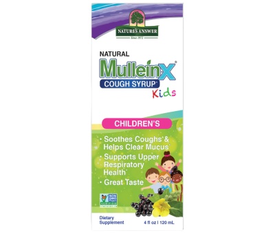 Nature´s Answer Natural Mullein-X Cough Syrup Kids - 120 ml.