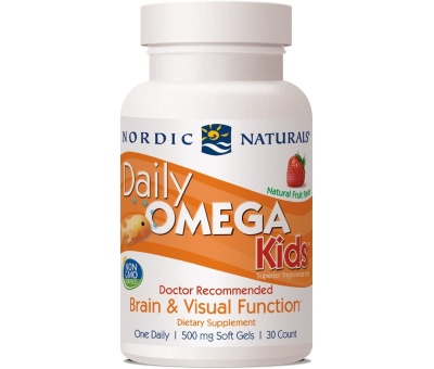 NORDIC NATURALS Daily Omega Kids 30 softgels Natural Fruit Flavor