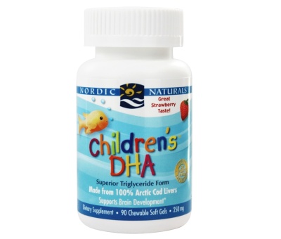 NORDIC NATURALS Children´s DHA 250mg - 90 softgels Strawberry