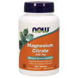 NOW FOODS Magnesium Citrate 200mg 100Tabs
