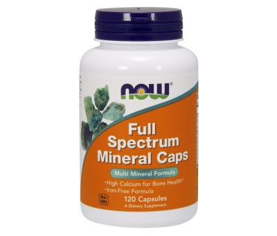 NOW FOODS Full Spectrum Minerals, Iron-Free - 120 caps