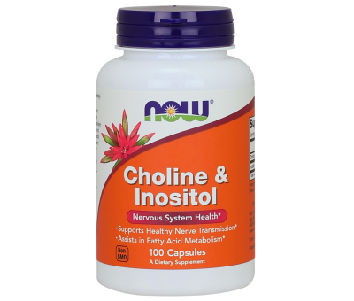 NOW FOODS Choline and Inositol 500mg - 100 caps