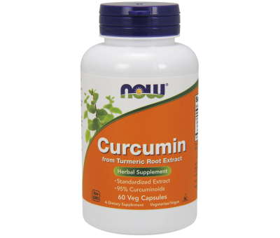 NOW FOODS Curcumin - 60 vcaps (kurkum)