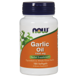 NOW FOODS Garlic Oil, 1500mg - 100 softgels