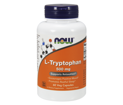 NOW FOODS L-Tryptophan, 500mg - 60 vcaps