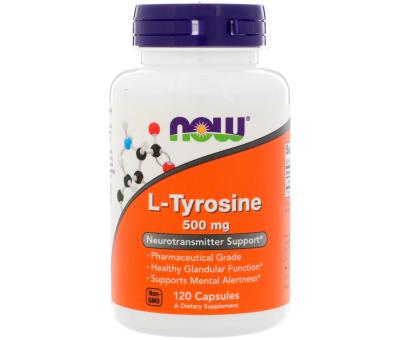 NOW FOODS L-Tyrosine, 500mg - 120 caps