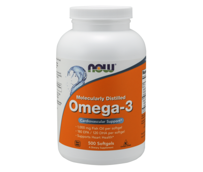 NOW FOODS Omega 3 - 500 softgels